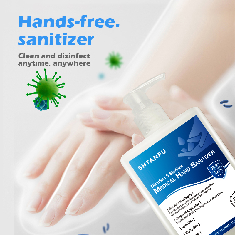 300ml medical FDA registered  Unscented Hand Sanitizer Gel 500ml 75% Alcohol Liquid Dispenser Automatic